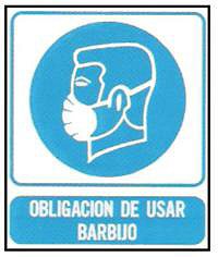 CARTELES SE�ALIZACION OBLIGACION DE USAR BARBIJO