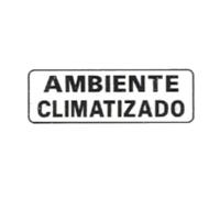 CARTELES AUTOADHESIVOS AMBIENTE CLIMATIZADO