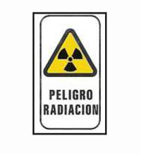 CARTELES SE�ALIZACION PELIGRO RADIACION