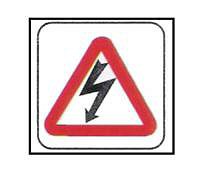 CARTELES SE�ALIZACION PELIGRO CHOQUE ELECTRICO (Pictograma)