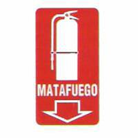 CARTELES SE�ALIZACION MATAFUEGO SALIENTES