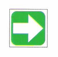 CARTELES SE�ALIZACION FLECHA INDICADORA DERECHA(Pictograma)