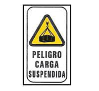 CARTELES SE�ALIZACION PELIGRO CARGA SUSPENDIDA