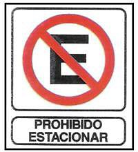 CARTELES SE�ALIZACION PROHIBIDO ESTACIONAR