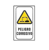CARTELES SE�ALIZACION PELIGRO CORROSIVO