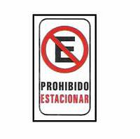 CARTELES SE�ALIZACION NO ESTACIONAR GARAJE